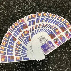 US Christmas Forever Stamps 50 Books